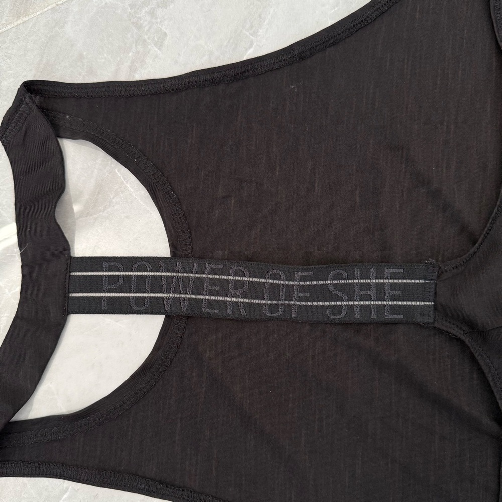 NWOT Women's Athleta Power Of She Heathered Tank Top Workout Athleisure Small - Picture 10 of 15